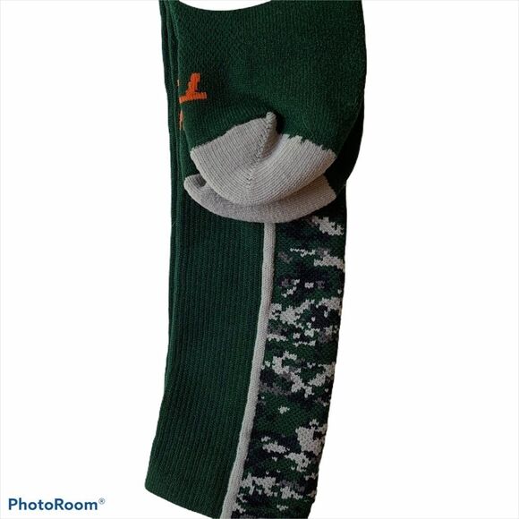 TCK Performance Socks Antimicrobial Pro Dri Green Camo Large - Picture 2 of 5